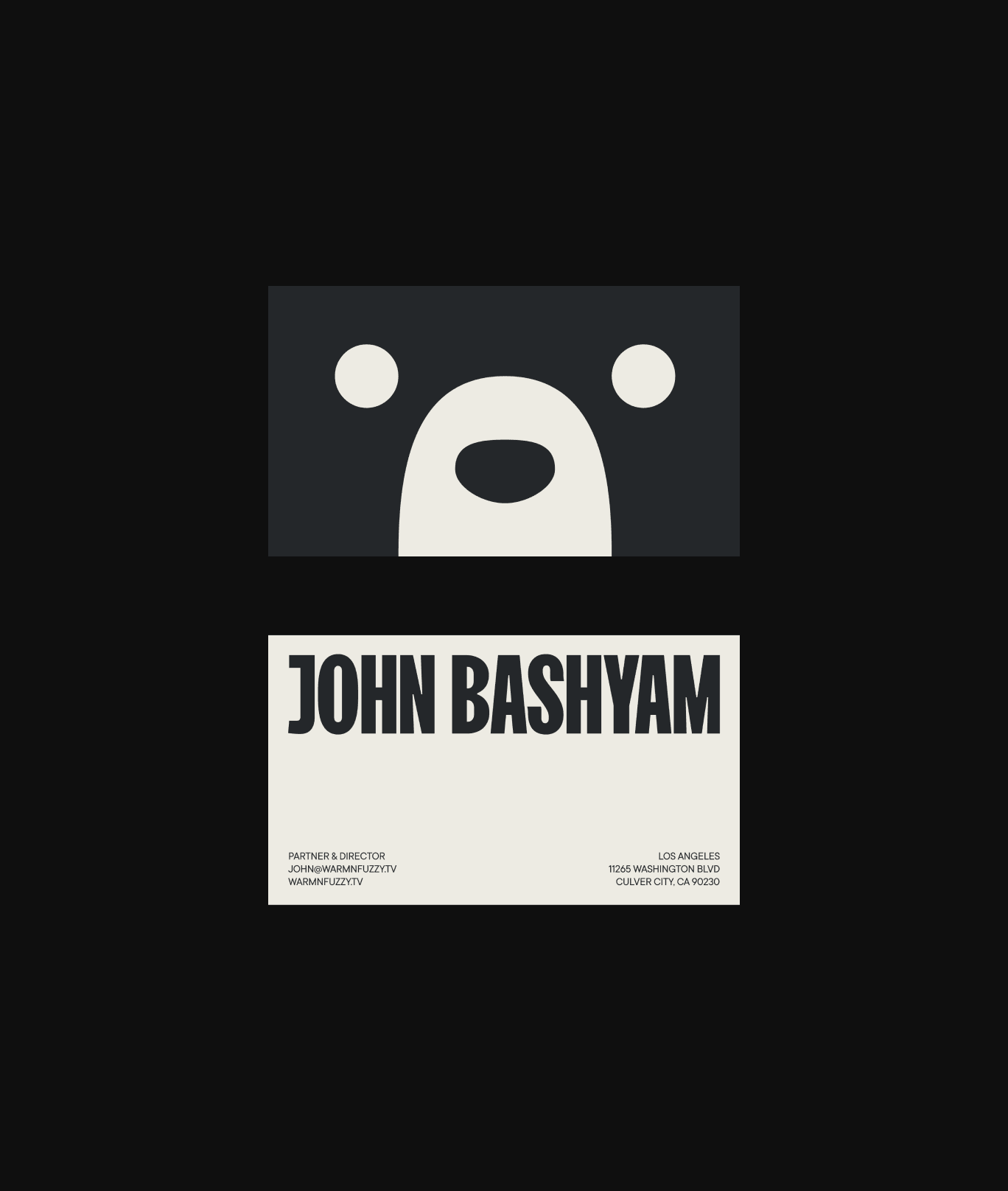 Warm & Fuzzy Business Card Design